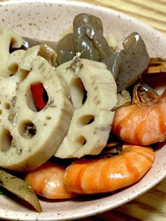 【田舎料理】フライパンで簡単煮しめ-レシピのメイン写真