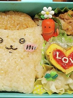 ちいかわくりまんじゅうおにぎり弁当!-レシピのメイン写真