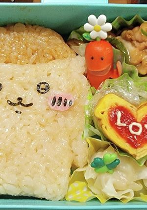 ちいかわくりまんじゅうおにぎり弁当！-レシピのメイン写真