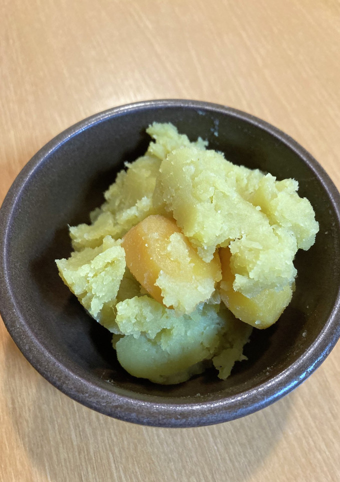 甘さ控えめ栗きんとん（ウコン粉使用）-レシピのメイン写真