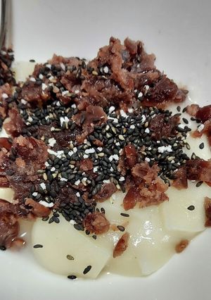 甘じょっぱい★あんこ&ごま塩餅-レシピのメイン写真