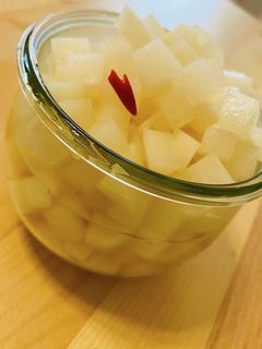 大根 ピクルス 甘酢漬け カレーに QC-レシピのメイン写真