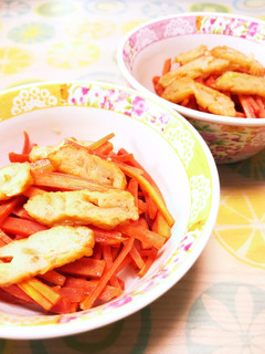 ごぼう天にんじん 弁当常備野菜-レシピのメイン写真