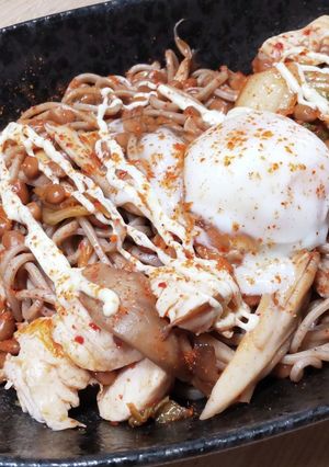 腸活炒め蕎麦(うどんでも)-レシピのメイン写真
