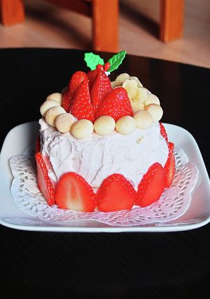 離乳食後期 初めてのクリスマスケーキ-レシピのメイン写真