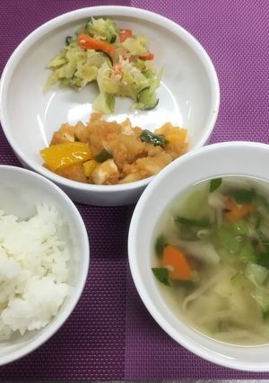 【保育園給食】カレイのチリソース風-レシピのメイン写真