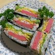 サンドイッチ風 寿司サンド〜♪