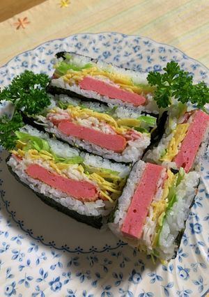 サンドイッチ風 寿司サンド〜♪-レシピのメイン写真