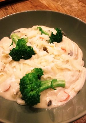 寒〜い日に！ポカポカ☆シチューうどん！-レシピのメイン写真