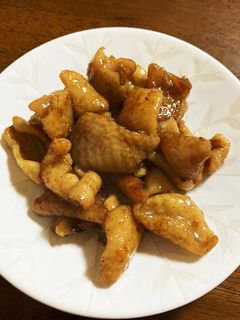 鶏皮の甘辛炒め-レシピのメイン写真