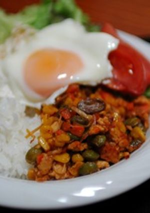 スパイシーそぼろ-レシピのメイン写真