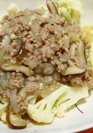 カリフラワーのひき肉あんかけ-レシピのメイン写真
