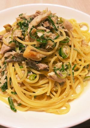 さばの和風クリームパスタ-レシピのメイン写真