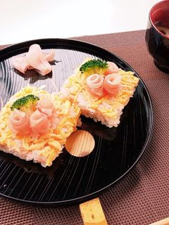 【マミーズ】カラフル押し寿司-レシピのメイン写真