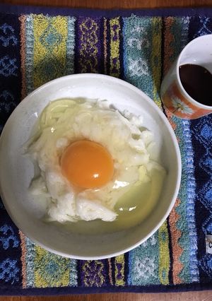 ( ∩_∩)長芋入り卵かけご飯(´~`)-レシピのメイン写真