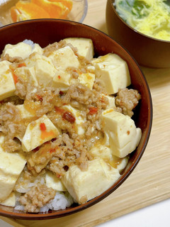レンチン麻婆丼-レシピのメイン写真