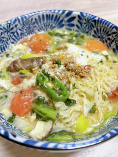 サッポロ一番塩ラーメン酒粕アレンジ-レシピのメイン写真