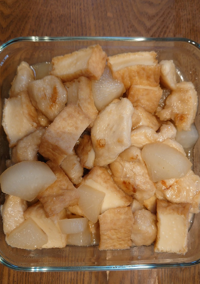 鶏むね大根厚揚げの簡単煮-レシピのメイン写真