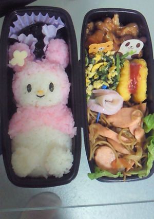 キャラ弁　マイメロ-レシピのメイン写真