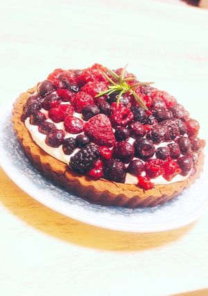 米粉のレアチーズココアタルト -レシピのメイン写真