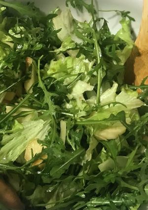 りんごとグリーンサラダ-レシピのメイン写真
