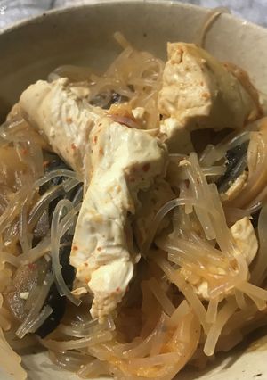 春雨と豆腐のキムチ煮-レシピのメイン写真