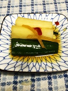 大根とキューリの酢じょうゆ漬け-レシピのメイン写真