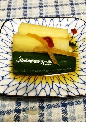 大根とキューリの酢じょうゆ漬け-レシピのメイン写真