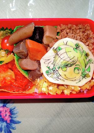 リアルピースこぺくん弁当～♪-レシピのメイン写真