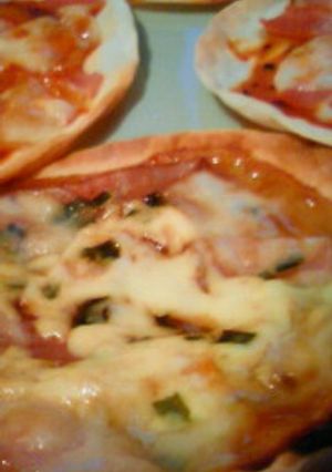 餃子の皮でおやつピザ～☆-レシピのメイン写真