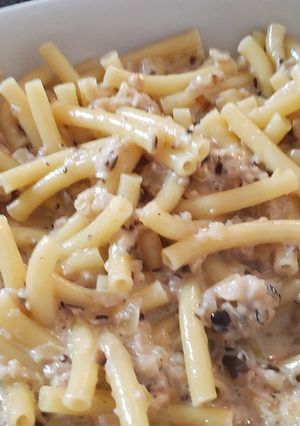 簡単美味・シメジのクリームパスタ-レシピのメイン写真