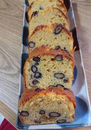 栗の甘露煮と黒豆のパウンドケーキ。-レシピのメイン写真