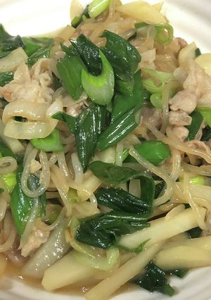 葉玉ねぎの炒め煮♪-レシピのメイン写真