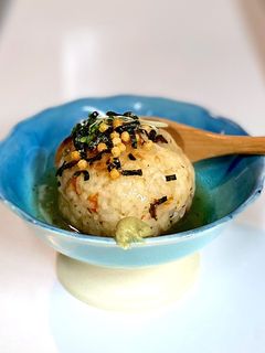お茶漬け海苔でカリッ洒落てる餡かけ茶漬け-レシピのメイン写真