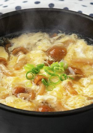 なめこのふわふわたまごスープ-レシピのメイン写真