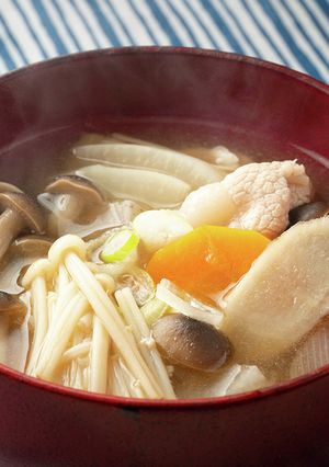 きのこたっぷりの具だくさん豚汁-レシピのメイン写真