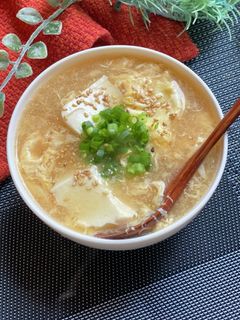かきたま豆腐スープ-レシピのメイン写真