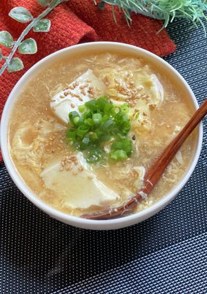 かきたま豆腐スープ-レシピのメイン写真