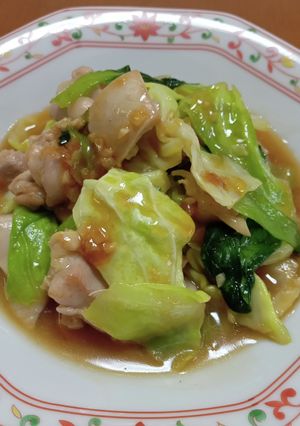 鶏とキャベツの中華あんかけ炒め-レシピのメイン写真