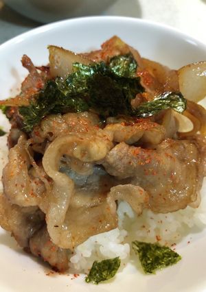 甘タレ豚焼肉丼-レシピのメイン写真