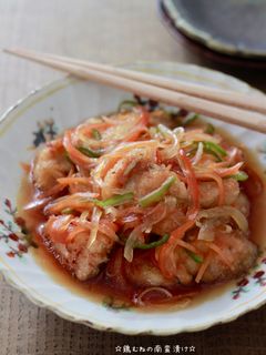 ☆鶏むね肉の南蛮漬け☆-レシピのメイン写真