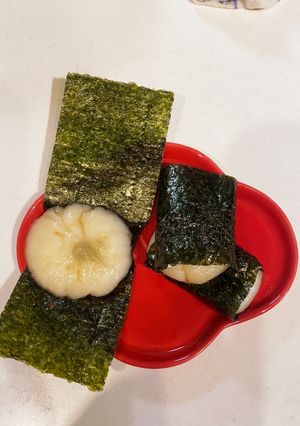 わさび砂糖醤油のり巻き餅-レシピのメイン写真