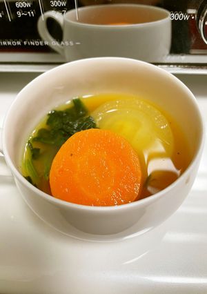 超簡単！カレーキムチのオニオン酸辛スープ-レシピのメイン写真