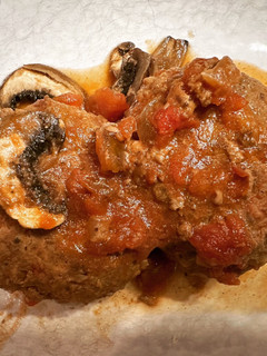 牛肉100%の煮込みハンバーグ-レシピのメイン写真