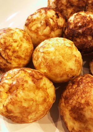 たこ焼きプレートでフレンチトースト-レシピのメイン写真