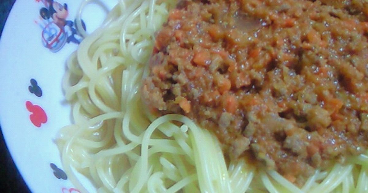 Minimum ミートソース by xxkeikoxx 【クックパッド】 簡単おいしい