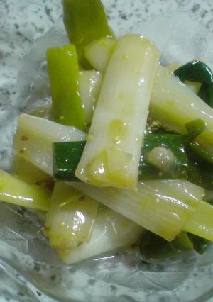 長ねぎのマスタードマリネ-レシピのメイン写真