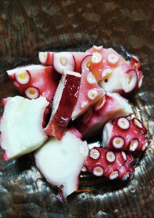 材料3つ！たこの梅昆布茶あえ-レシピのメイン写真