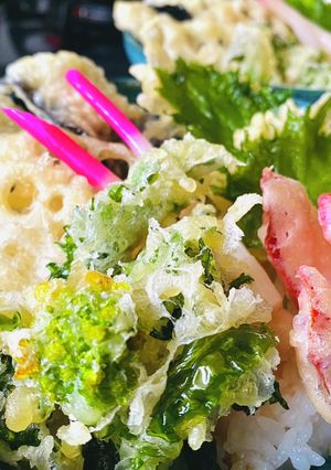 冷めてもサックサク・野菜天丼-レシピのメイン写真
