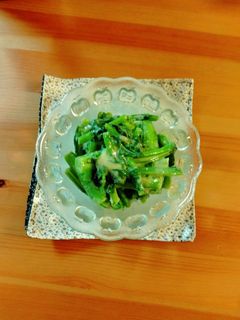 菜花の酢味噌和え-レシピのメイン写真